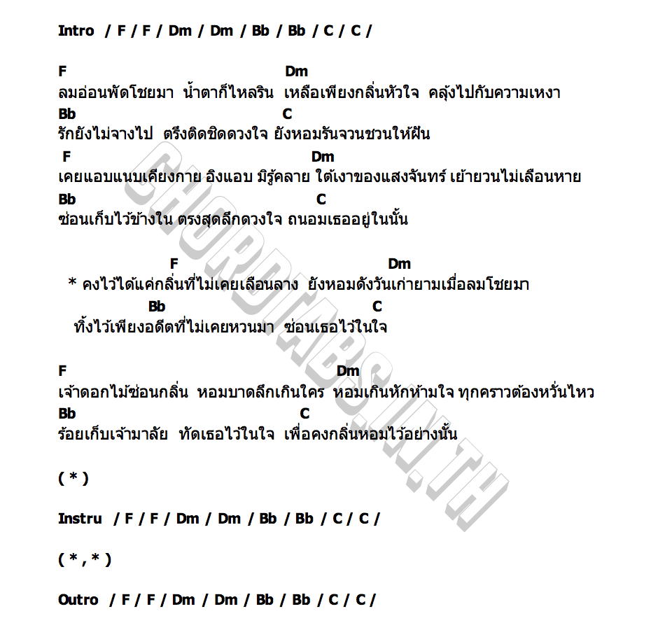 คอร์ด ซ่อนกลิ่น MEEPOOH