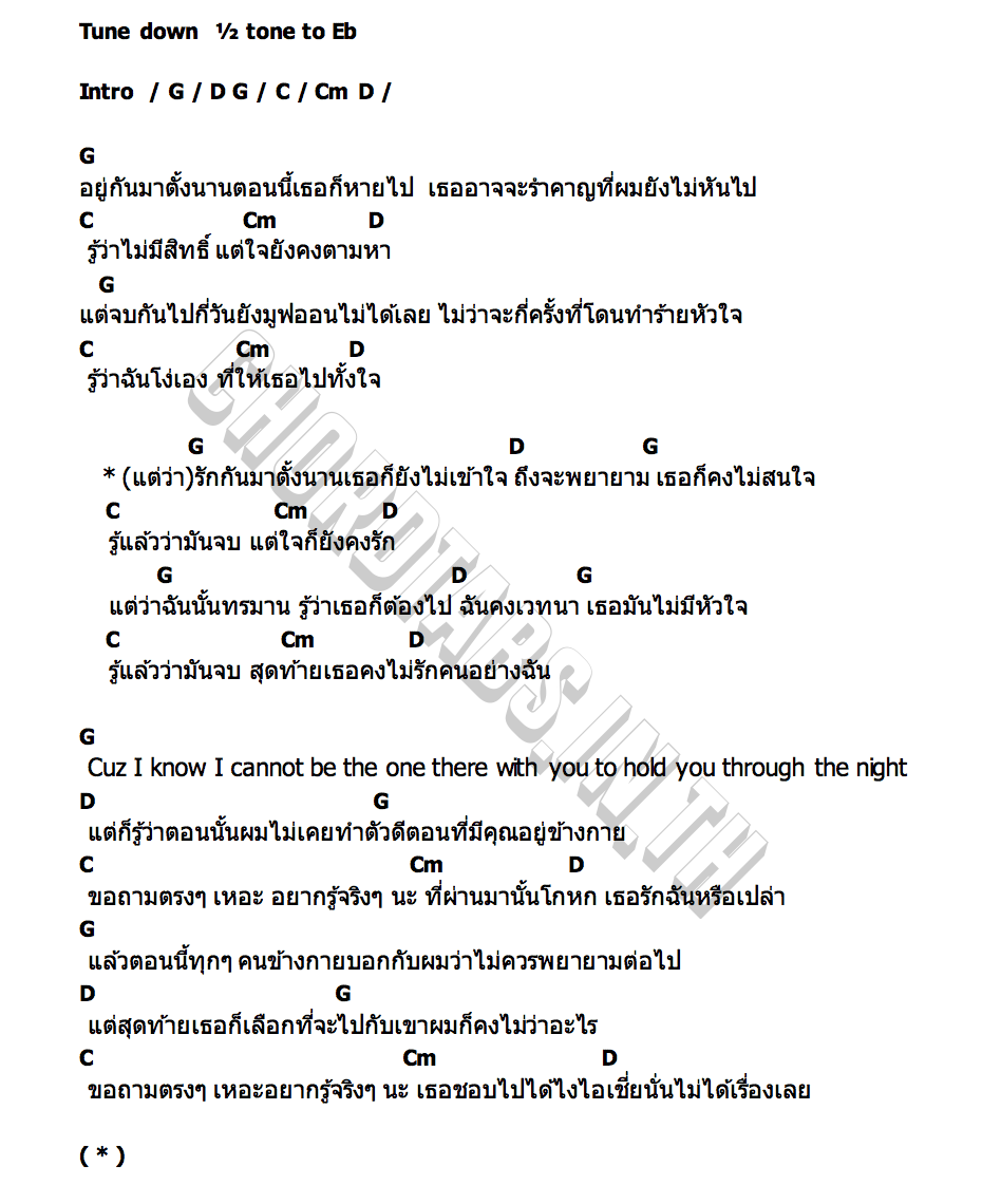 คอร์ด รักกันมาตั้งนาน jeffy