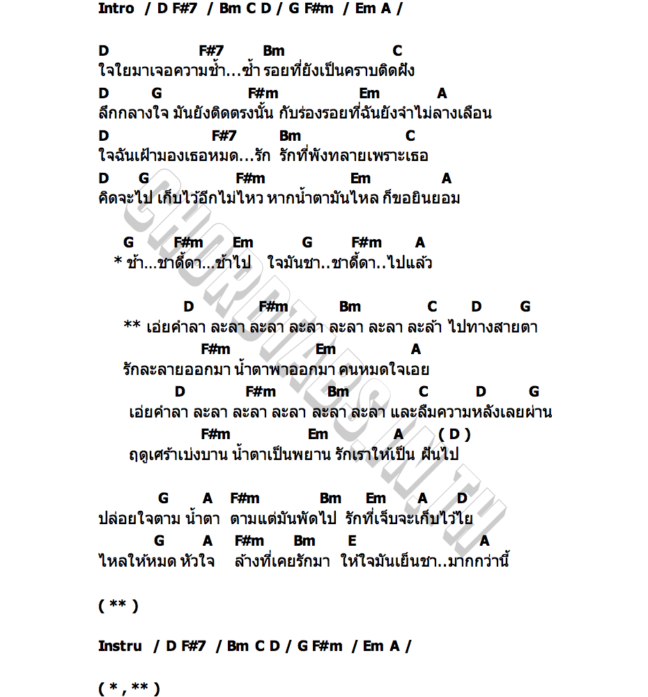 คอร์ด รักละลาย พิมพลอย ภัชชาวีร์