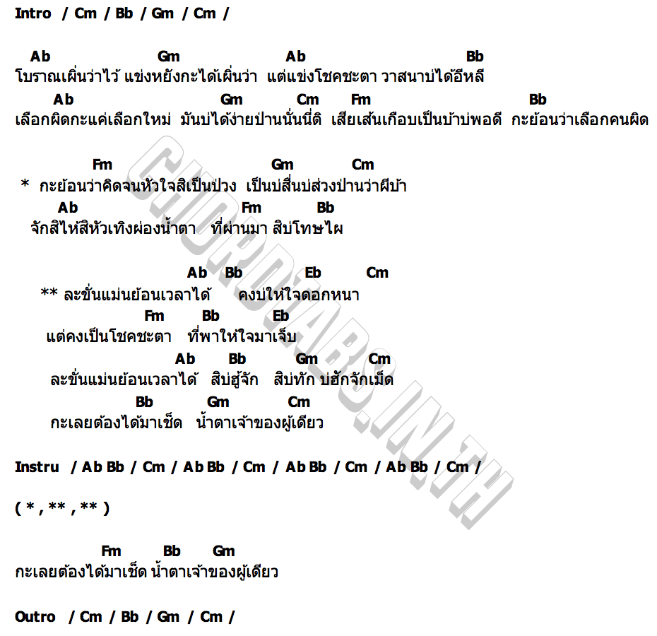 คอร์ด ขั่นแม่นย้อนเวลาได้ ดิด คิตตี้