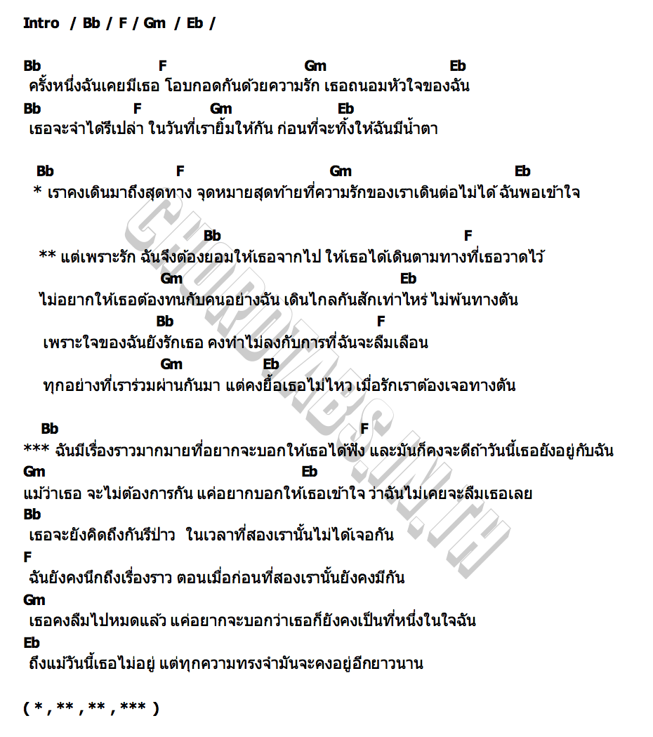 คอร์ด ทางตัน (dead end) Javin Boom