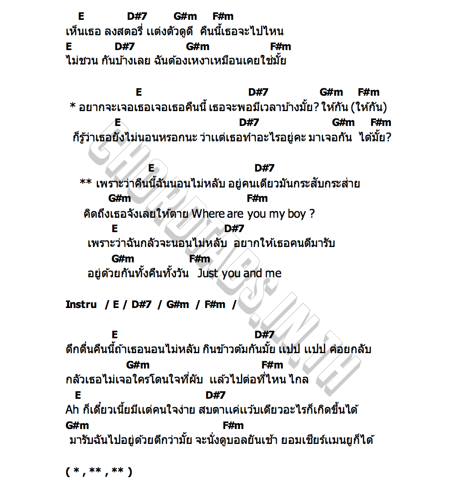 คอร์ด WRU Pearprapa