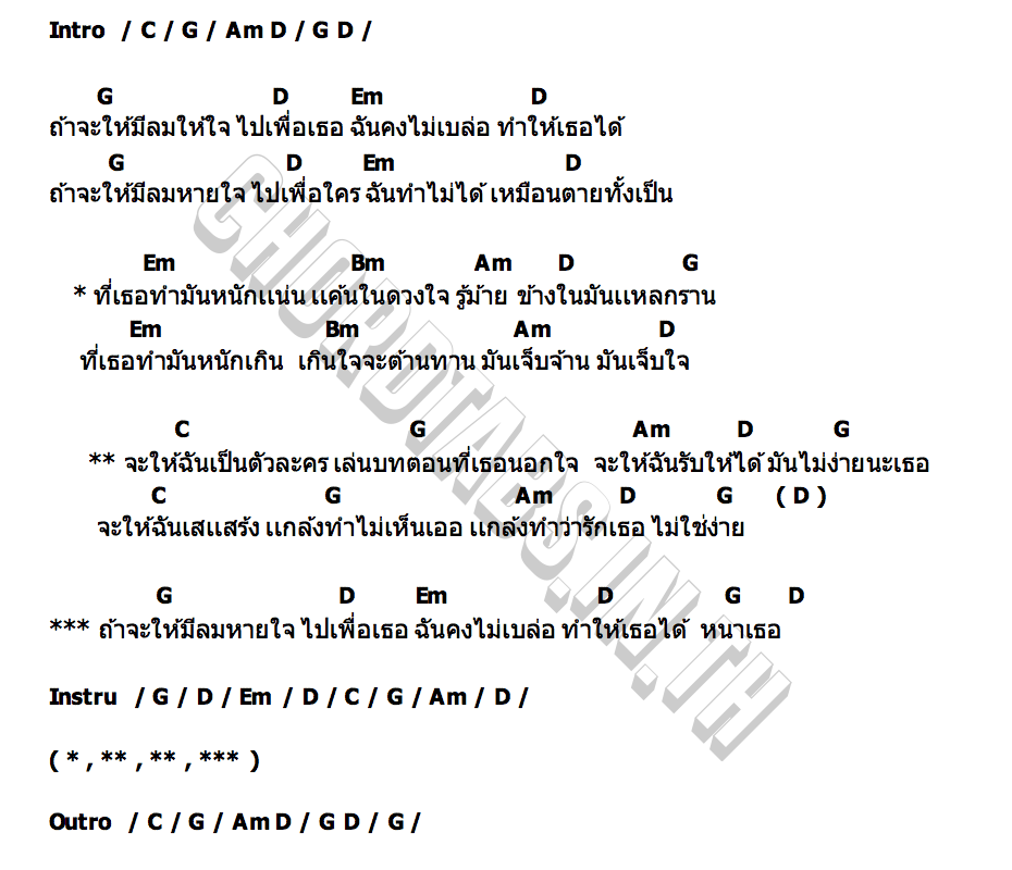 คอร์ด ไม่ใช่ง่าย น๊อต พันธกร์