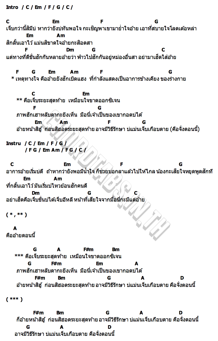คอร์ด ระยะสุดท้าย โก้ อนุวัฒน์