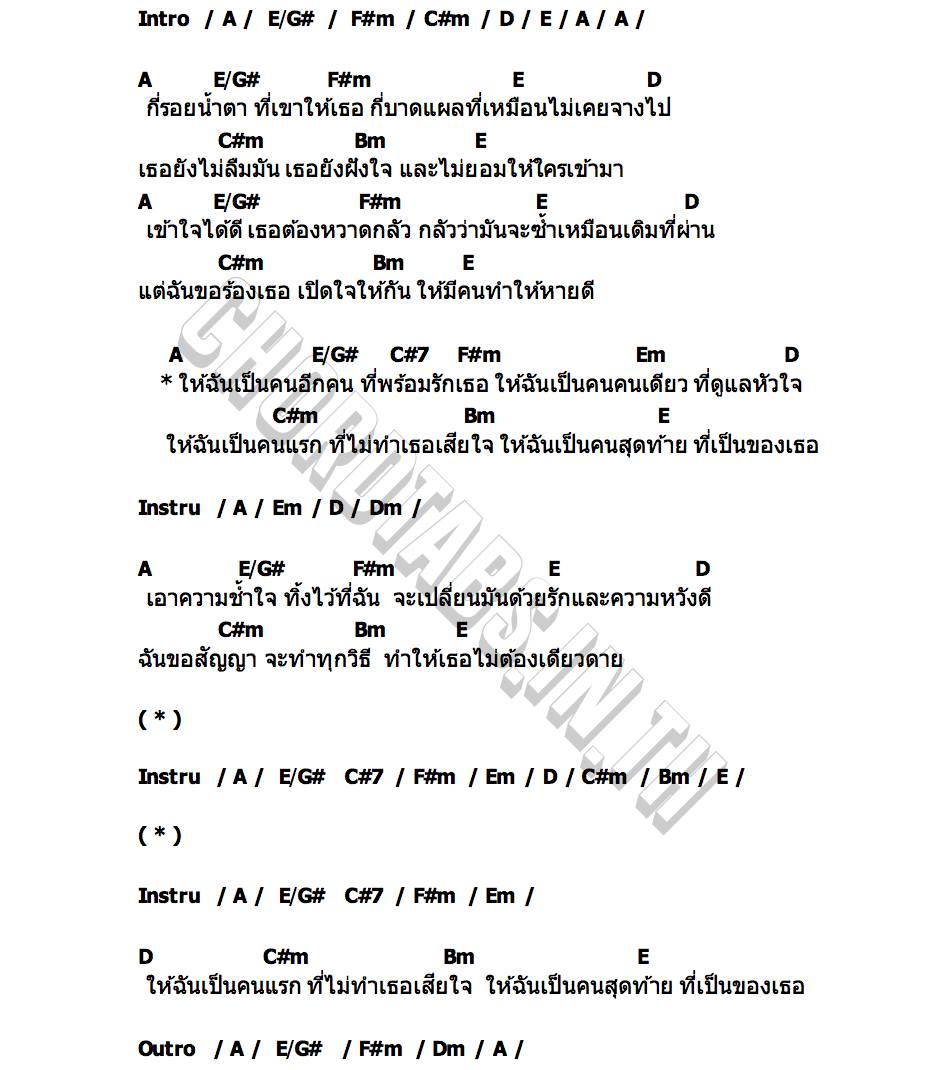คอร์ด พร้อม TEE JETS