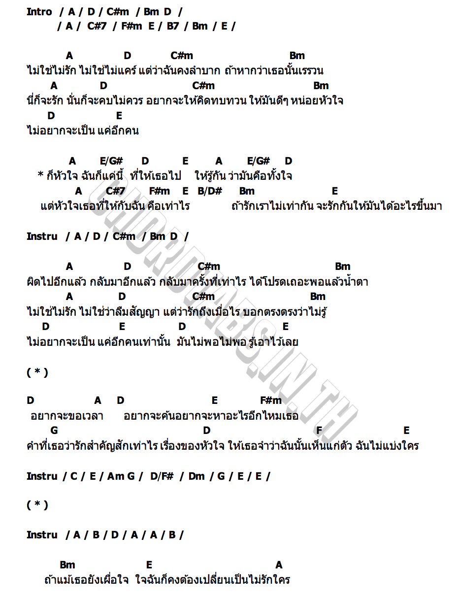 คอร์ด เรื่องของหัวใจ I ZAX
