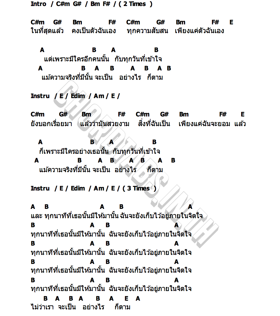 คอร์ด ในที่สุด Moderndog