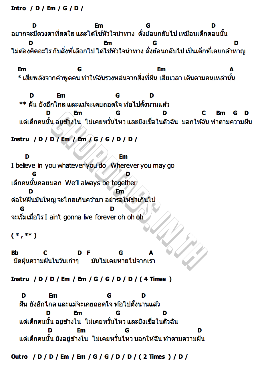 คอร์ด เด็ก Hard Boy