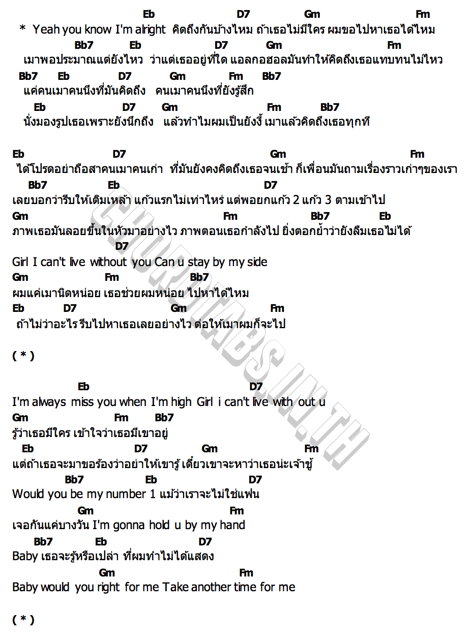 คอร์ด เมา (DRUNK) ZENTYARB