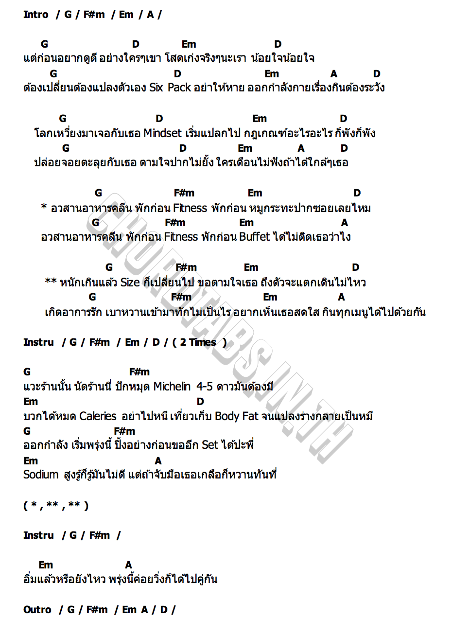 คอร์ด อวสานอาหารคลีน (Zero Cal Love) NUTAPIWICH