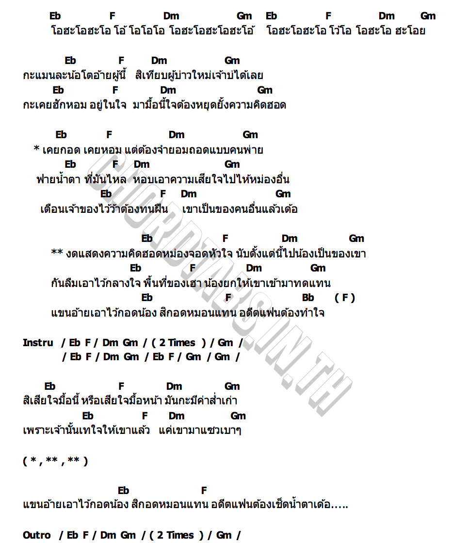 คอร์ด งดแสดงความคิดฮอด ต๋อง พิทักษ์พงศ์