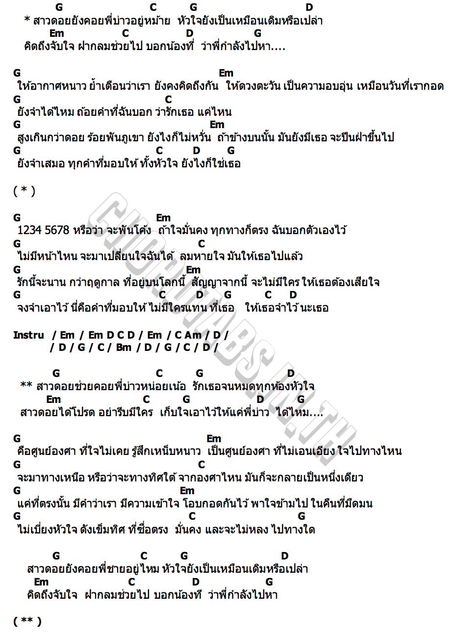 คอร์ด ศูนย์องศา. แบงค์ วงบรรพต