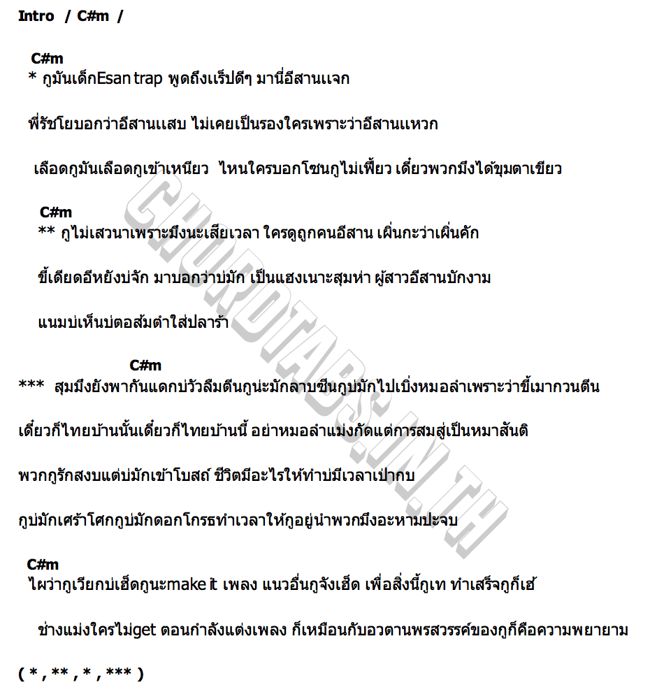 คอร์ด อีสานแทร็ป UFA GAMER