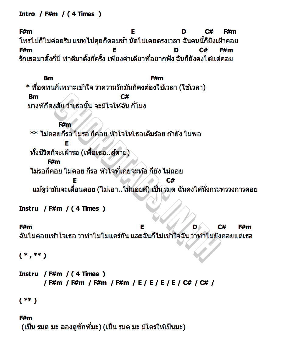 คอร์ด กระทรวงการคอย LABANOON