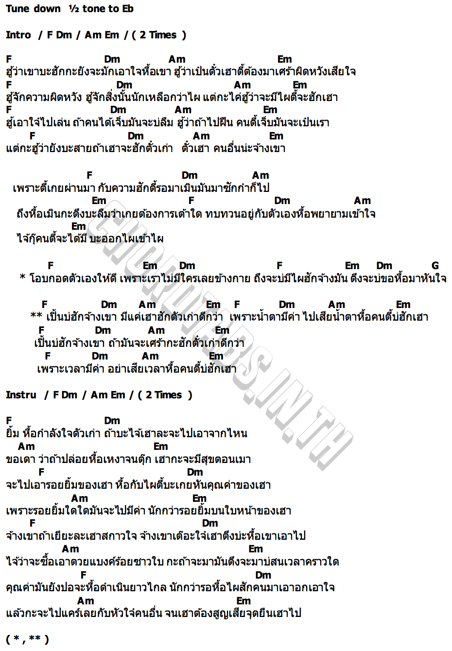 คอร์ด จ้างเขา(ช่างเขา) Wiz Pharangghy