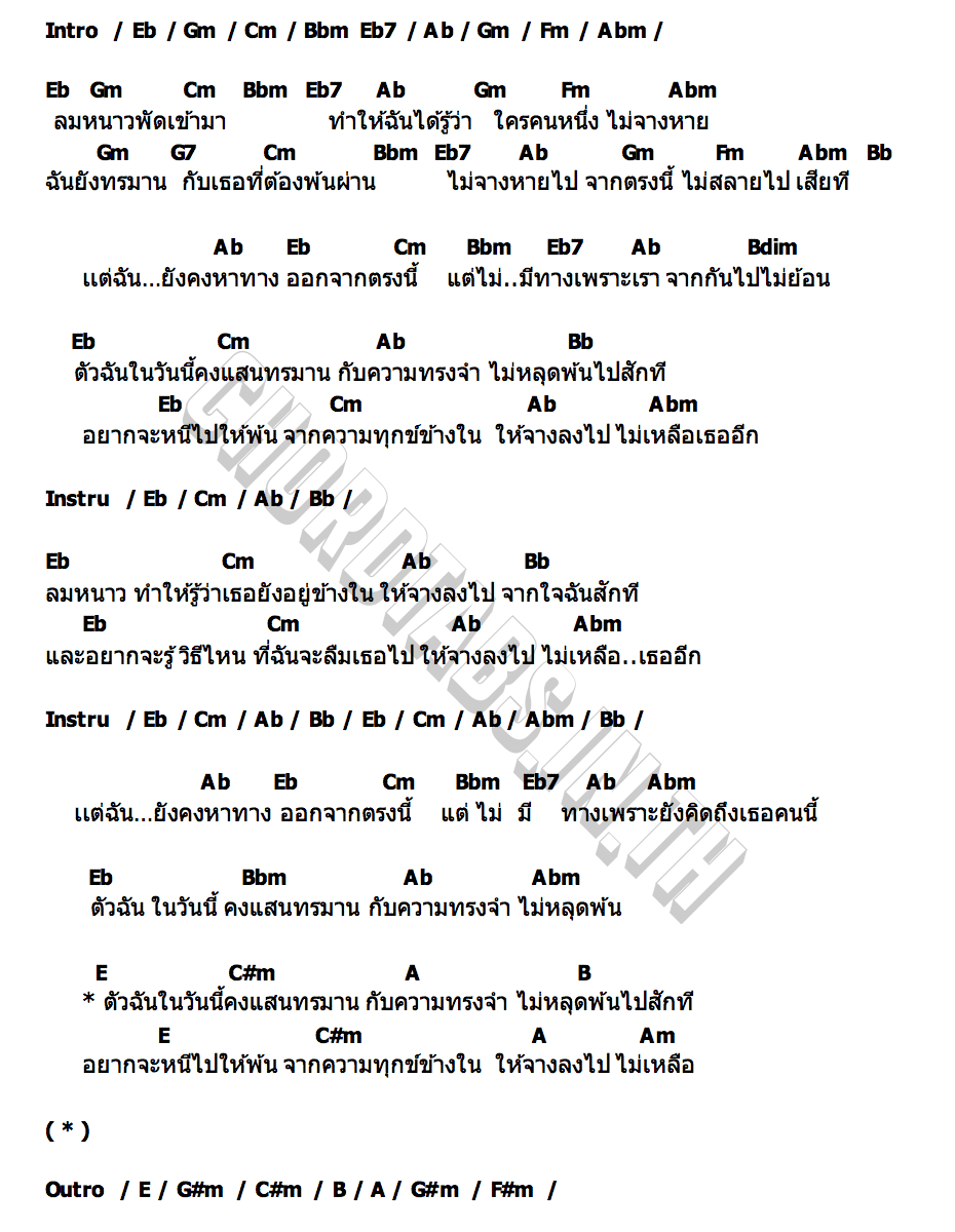 คอร์ด ลมหนาว (Growth) A Irynn