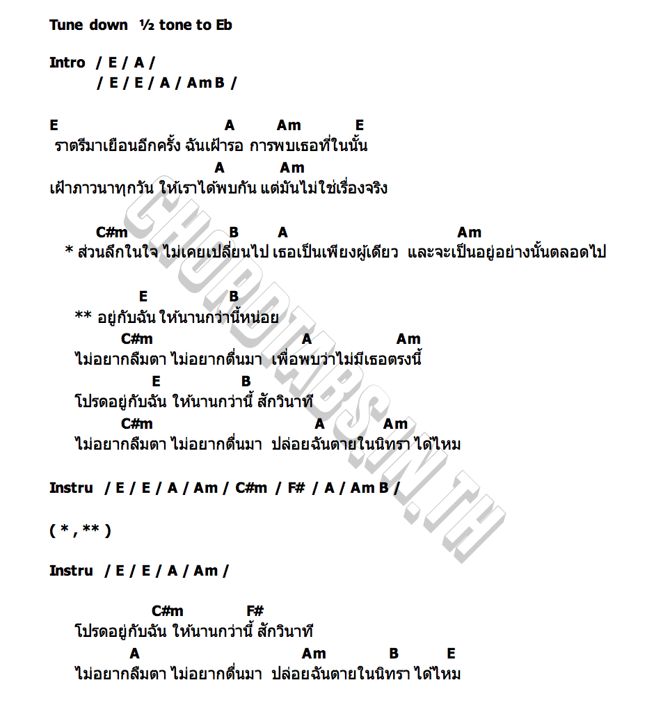 คอร์ด นิทรา CHAMEEN