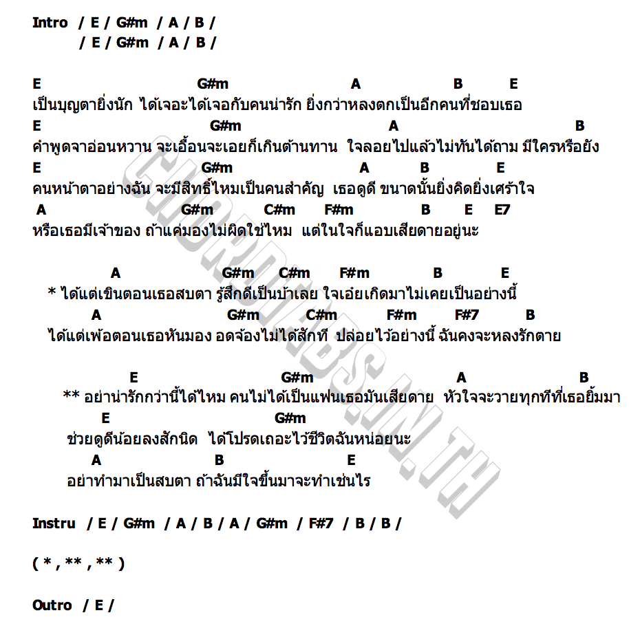 คอร์ด สบตา DR.FUU