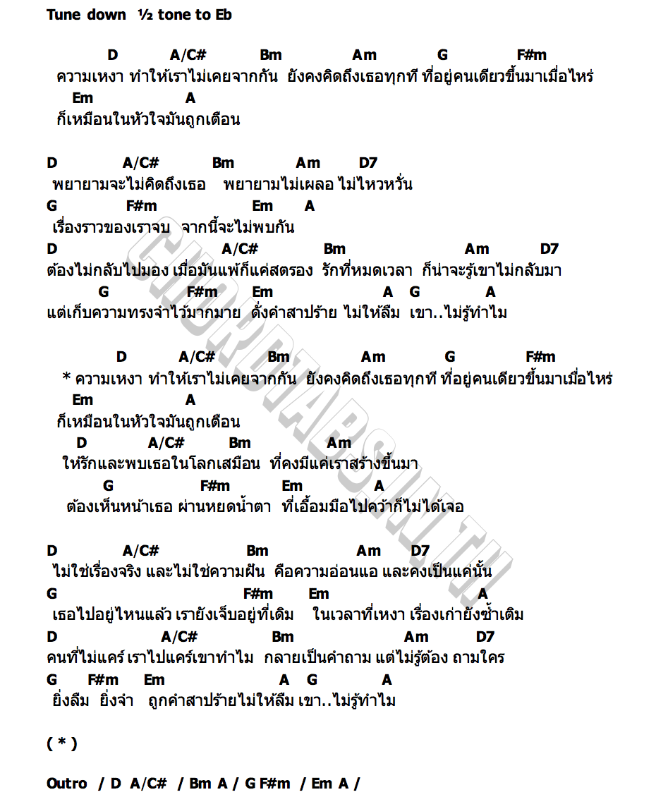 คอร์ด ลบไม่เลือน (Cursed) Wizzle