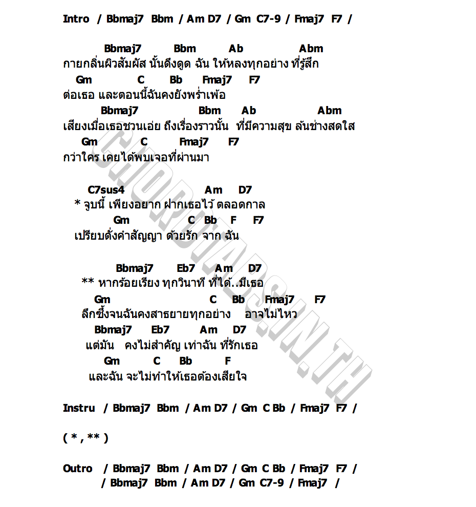 คอร์ด Promise Tofu