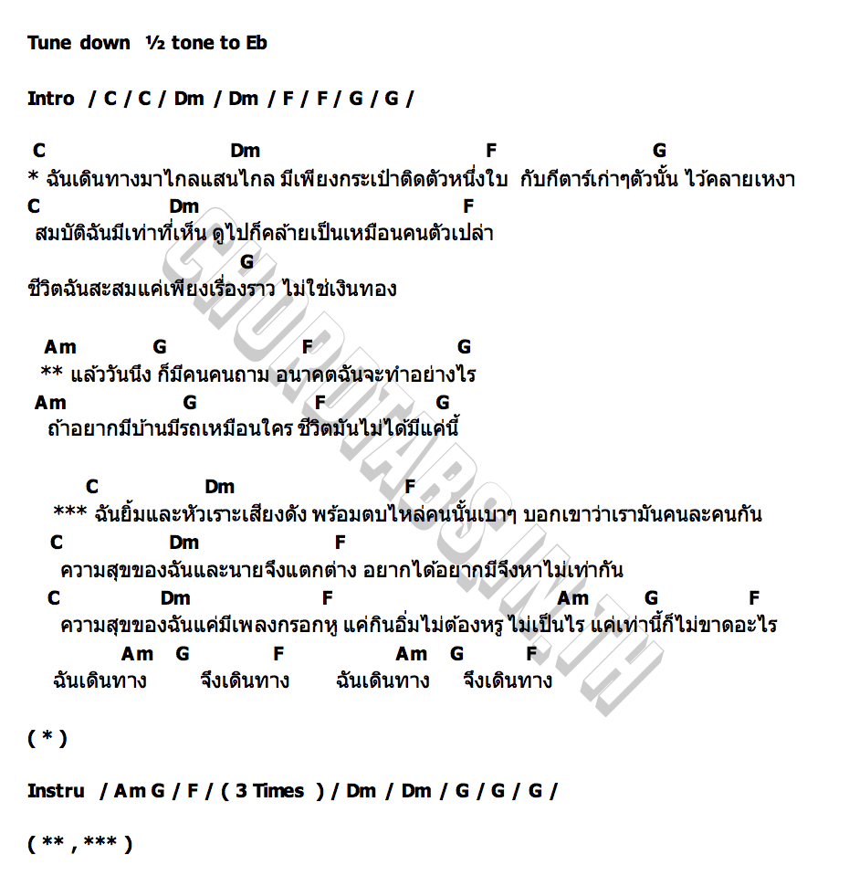 คอร์ด ไม่ขาด Seven 7