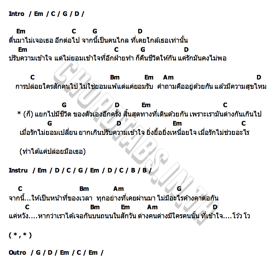 คอร์ด แยกไปมีชีวิต MADDOX