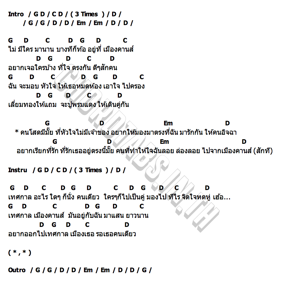 คอร์ด เมืองคานส์ อั้ม CL