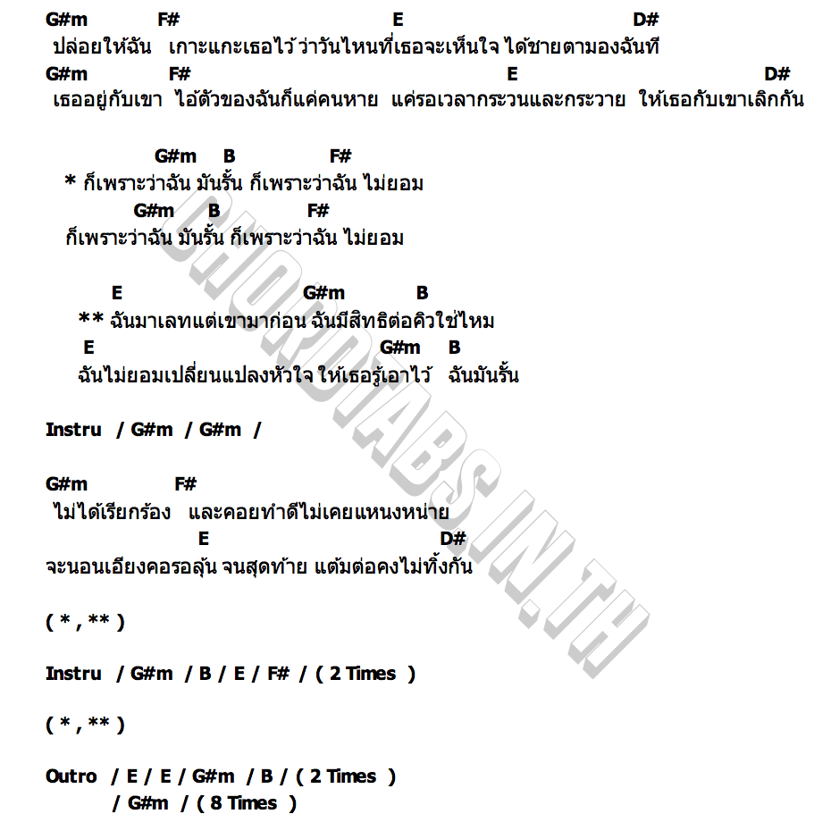 คอร์ด รั้น (Runtz) The Jukks