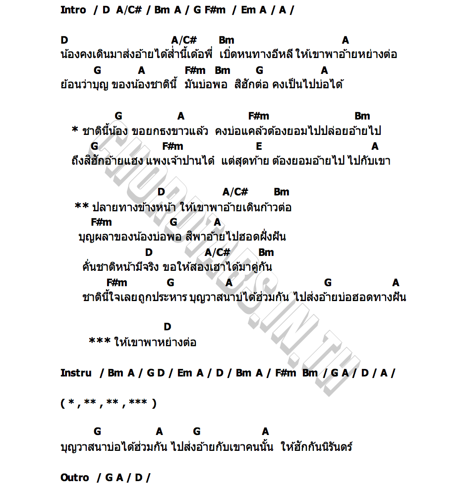 คอร์ด ปลายทางข้างหน้า เจี๊ยบ ธัญวัฒน์