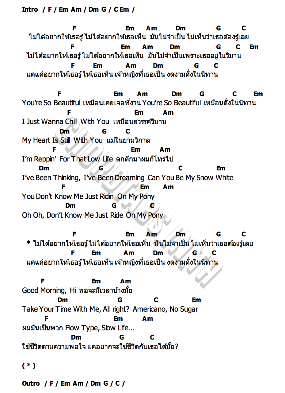 คอร์ด ไม่ได้อยากให้เธอรู้ ILLSLICK X Nazesus