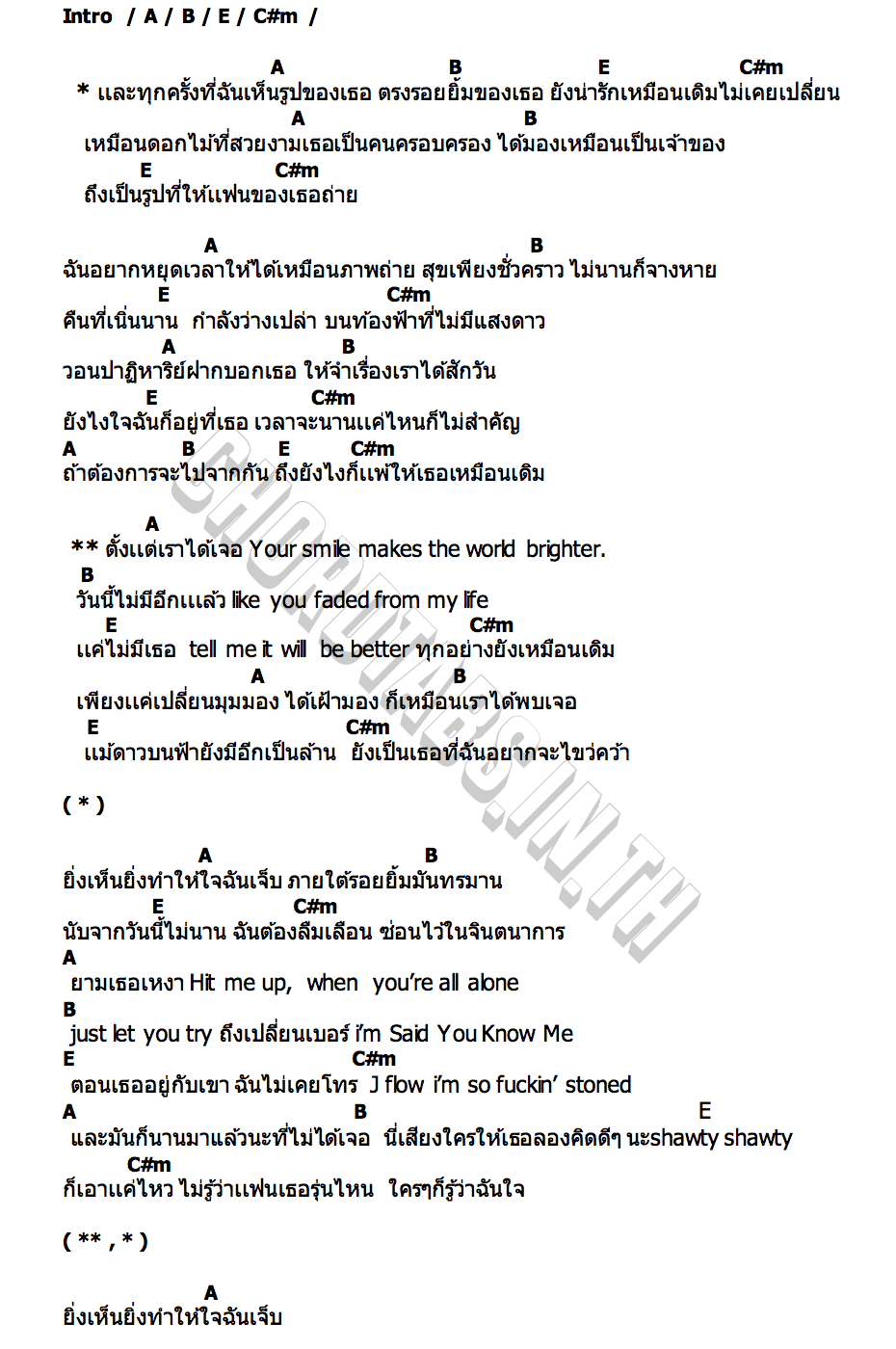 คอร์ด เเฟนถ่าย LITTLEPOND