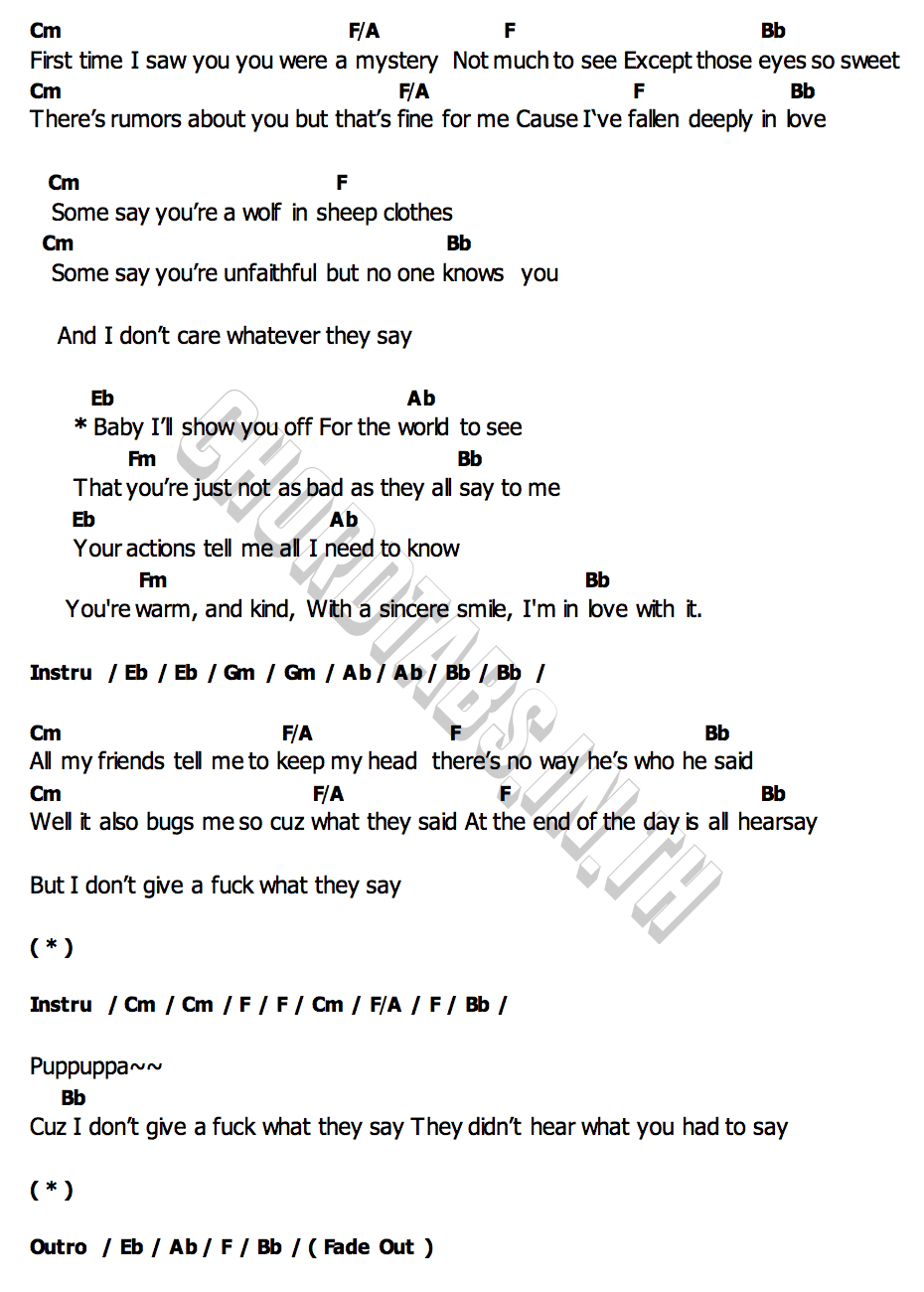 คอร์ด Hearsay LANDOKMAI