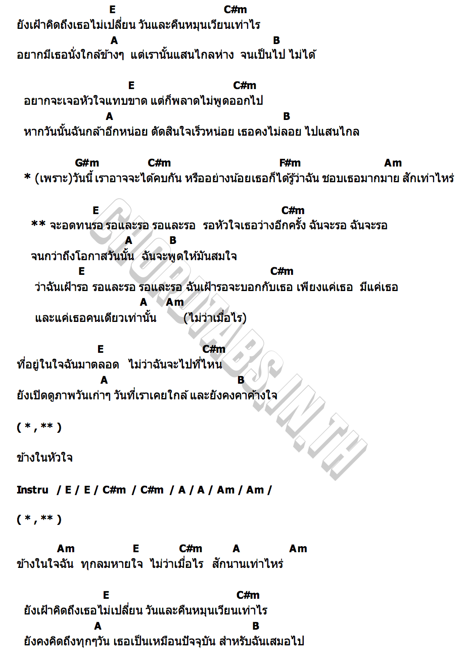 คอร์ด รอ (WAITING) BOYdPOD
