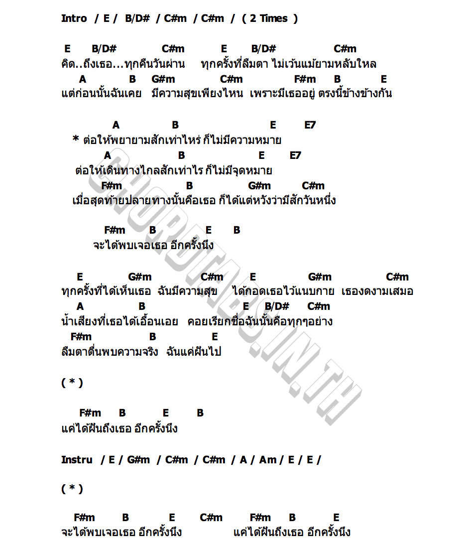 คอร์ด ปลายทางที่ว่างเปล่า วอล์ ปริญญ