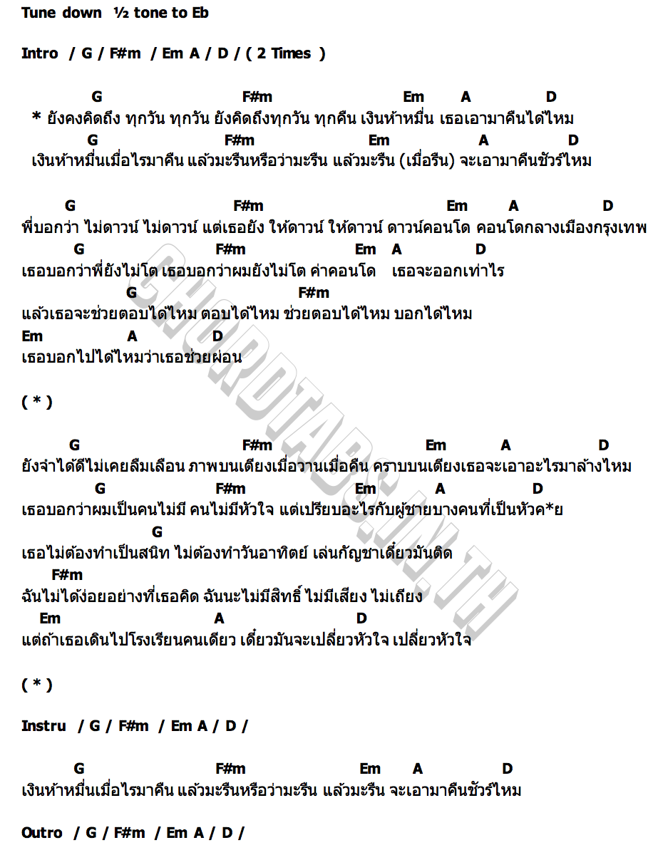 คอร์ด เงิน 50 000 YOUNGGU