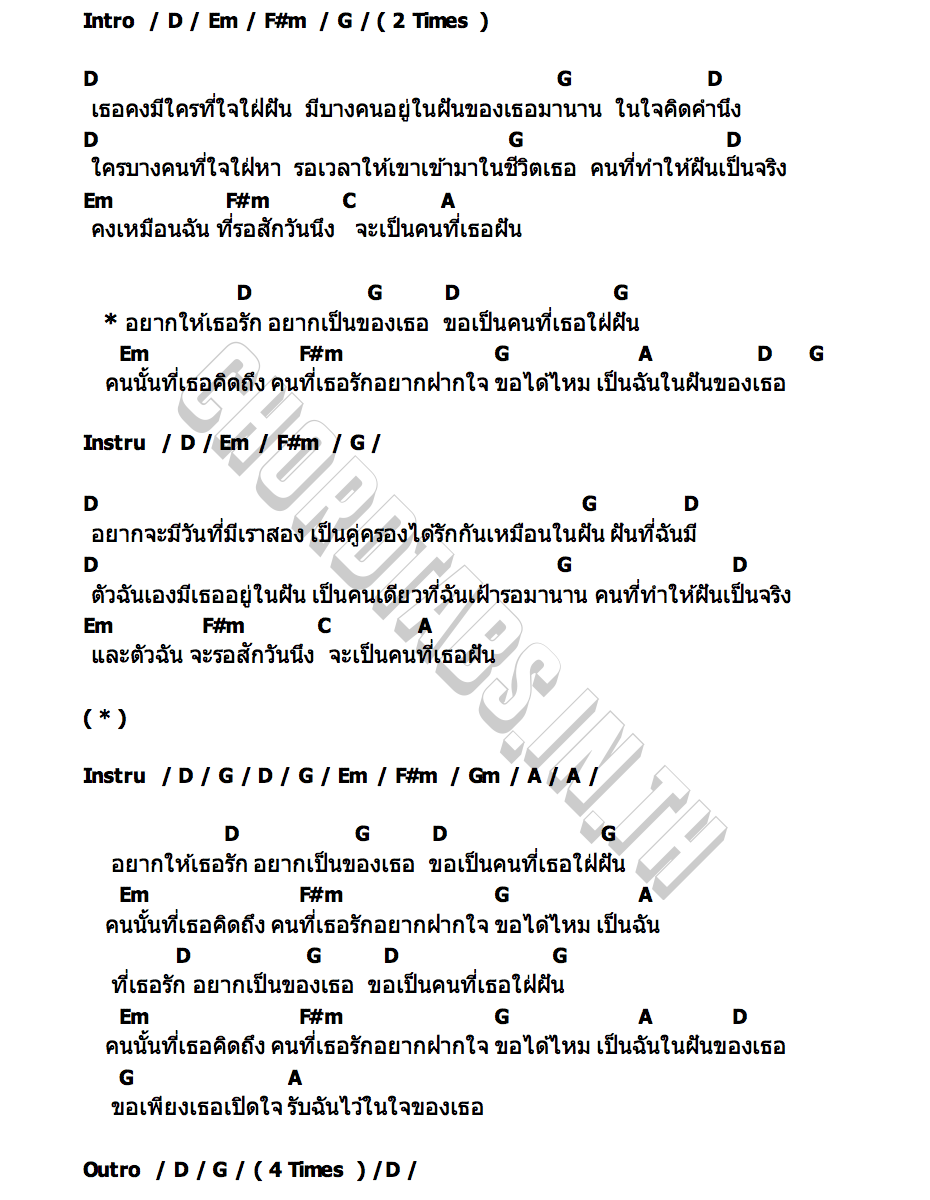 คอร์ด อยากเป็นของเธอ I Wanna Be Yours Tepapa   เตปาป้า