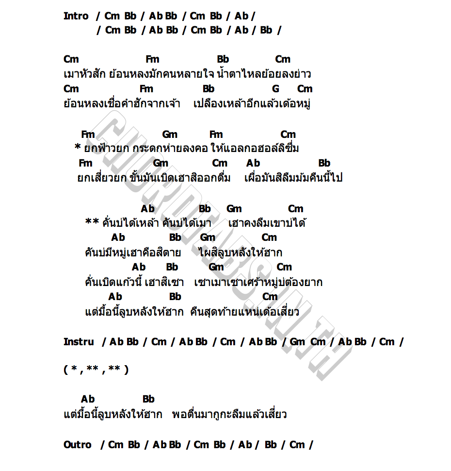 คอร์ด เฮาสิเลิกกับเขาอิหลี ยังอี้ วีระพล