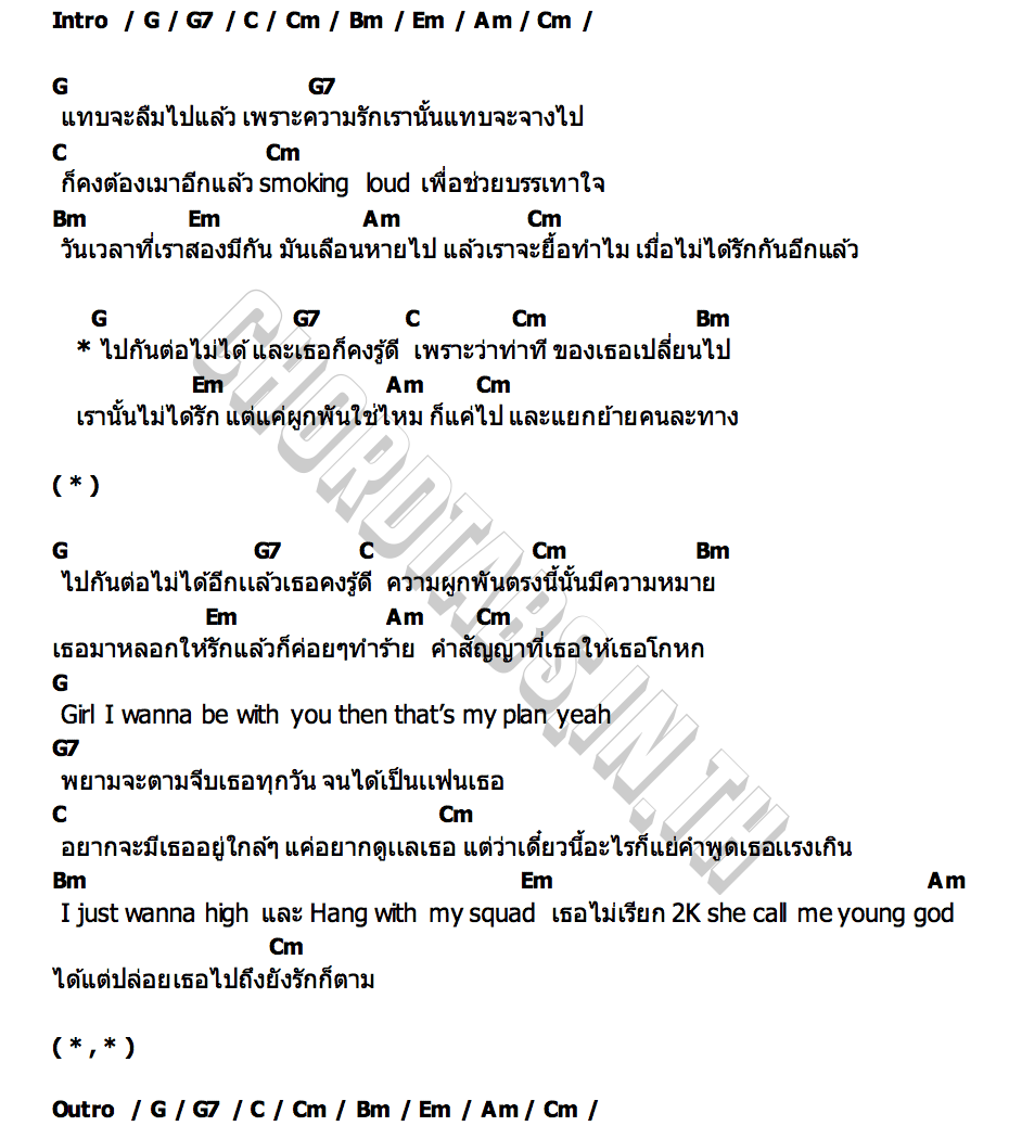 คอร์ด ไปต่อไม่ได้ The BESTS