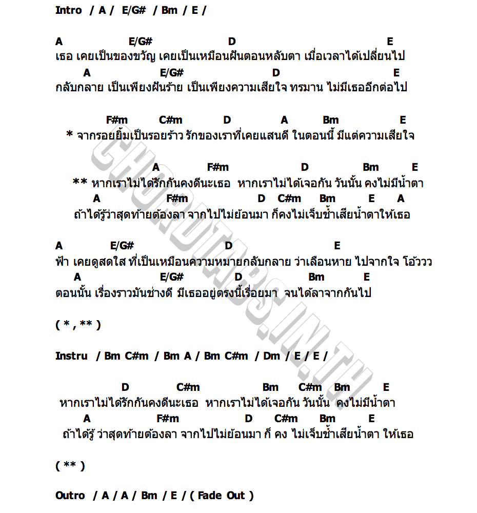 คอร์ด สุดท้ายต้องลา RIF ZELF