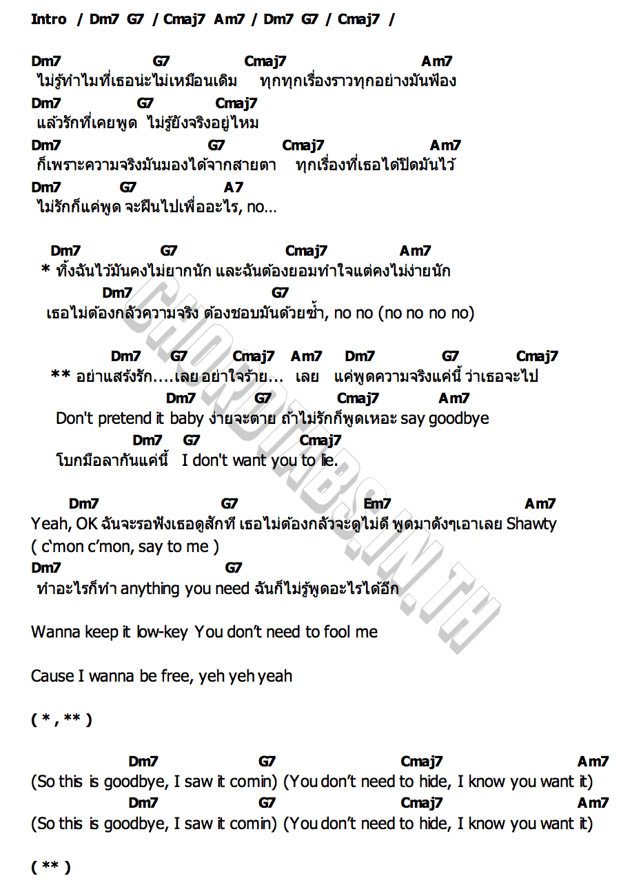 คอร์ด แสร้ง (ALL FAKE) OFFROAD KANTAPON