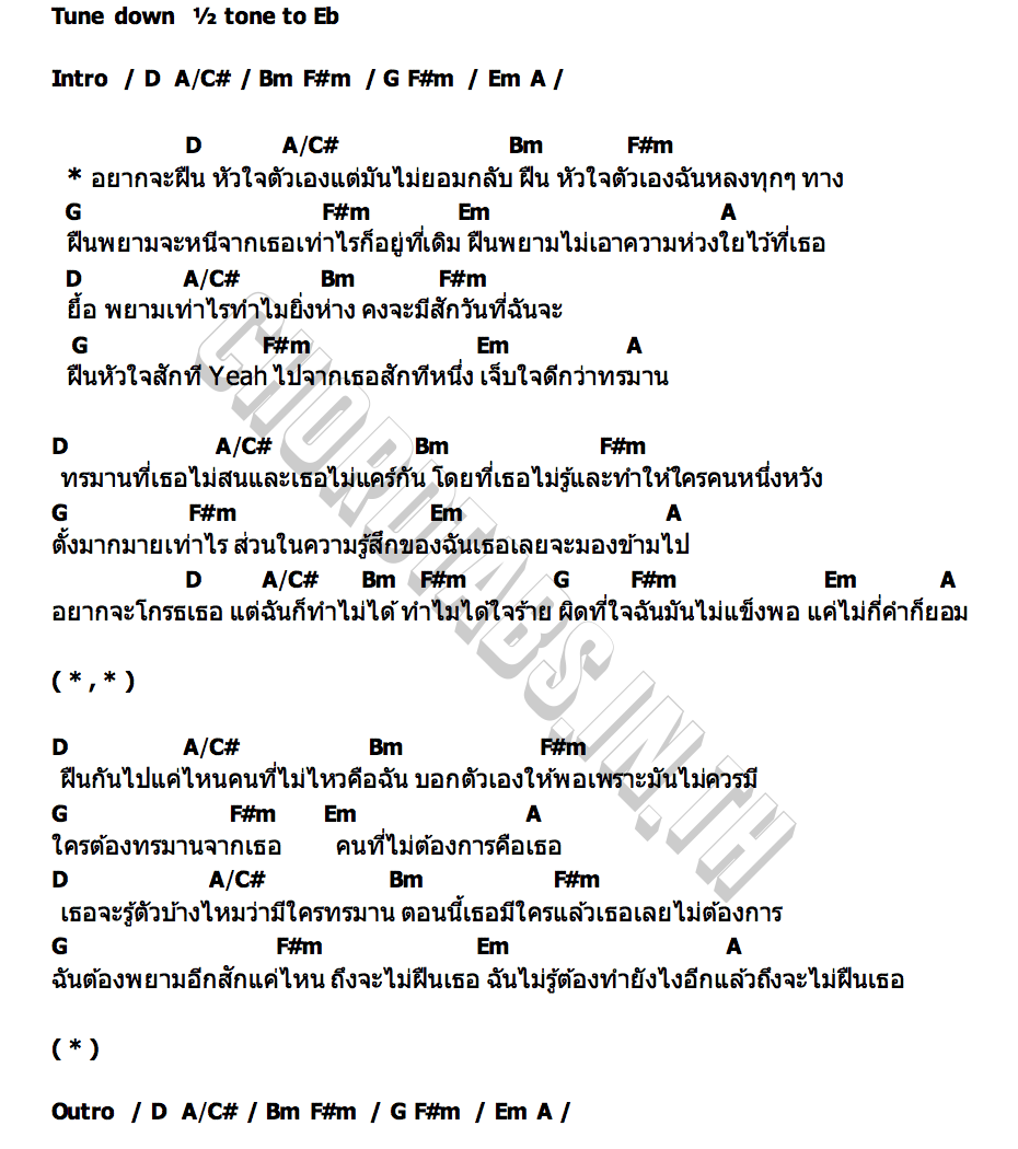 คอร์ด ฝืน pY 1