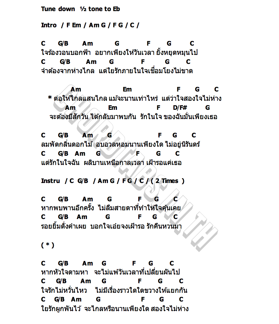 คอร์ด ใยรัก แนน สาธิดา