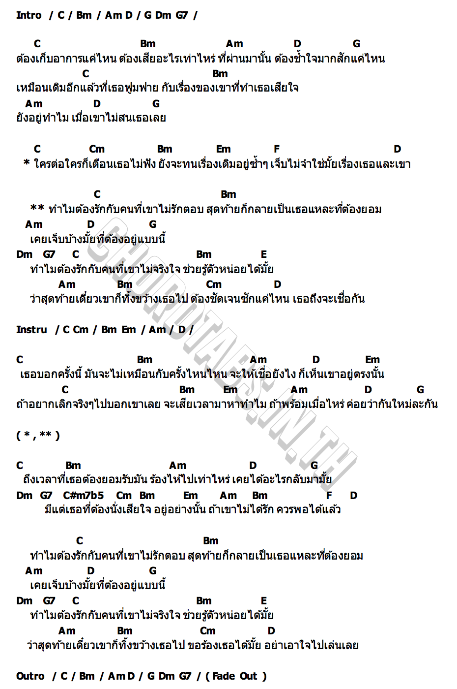 คอร์ด เรื่องเดิม ALAVY