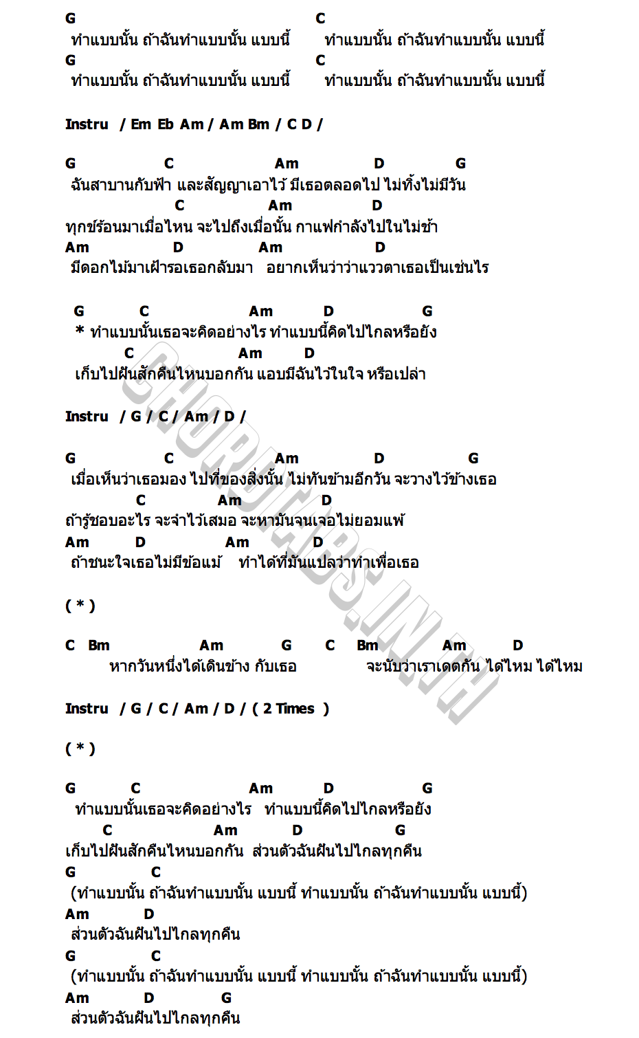 คอร์ด แบบนั้น แบบนี้ (Like This  Like That) Polycat