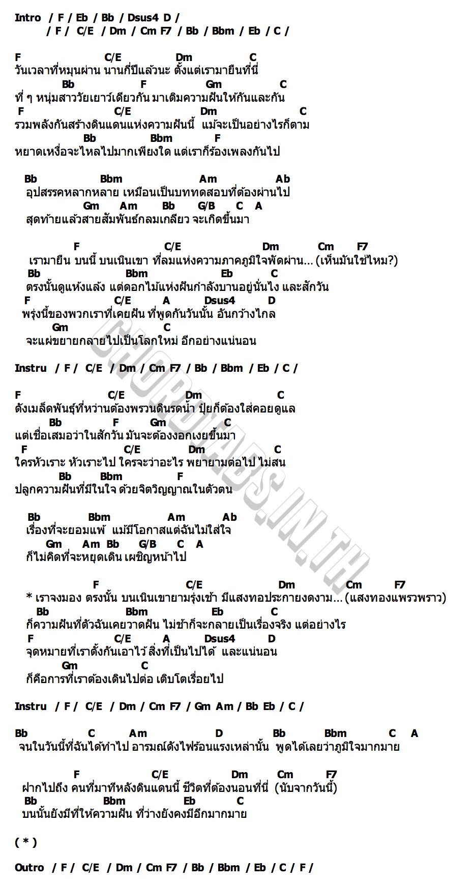 คอร์ด Hokori no Oka เนินเขาแห่งความฝัน CGM48