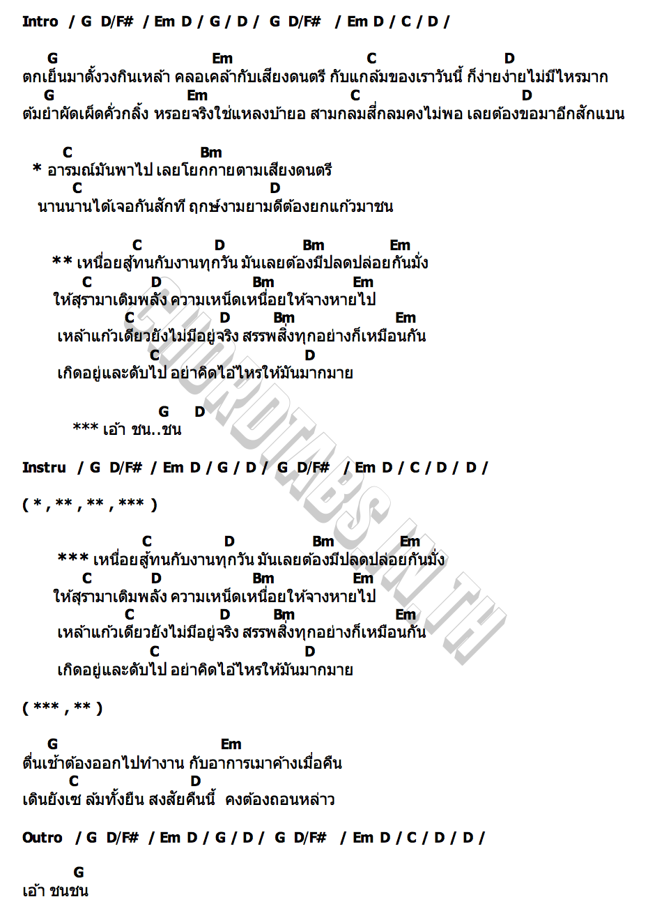 คอร์ด ชน หนึ่ง บีเคแบนด์