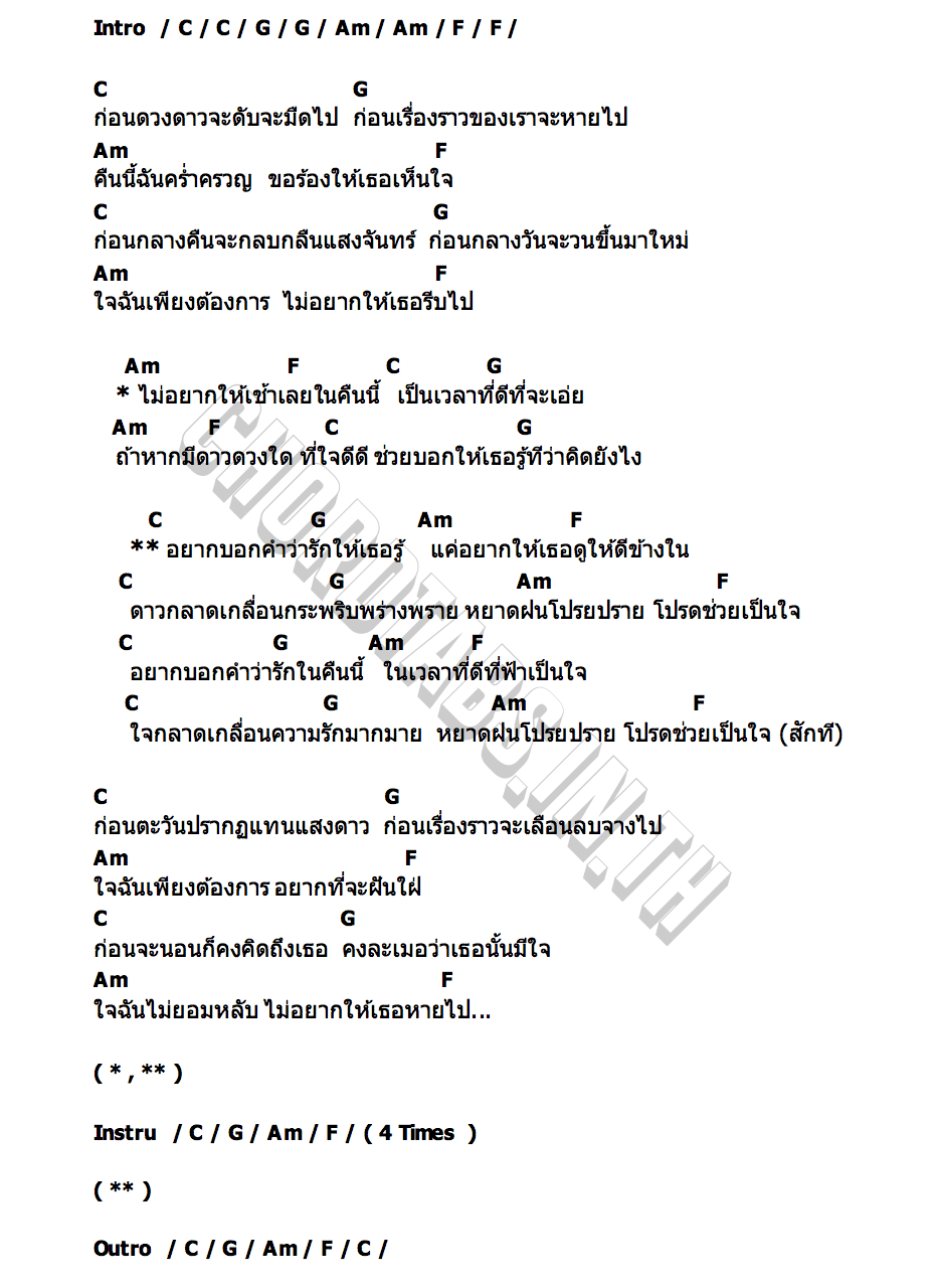 คอร์ด กลาดเกลื่อน BUTUS