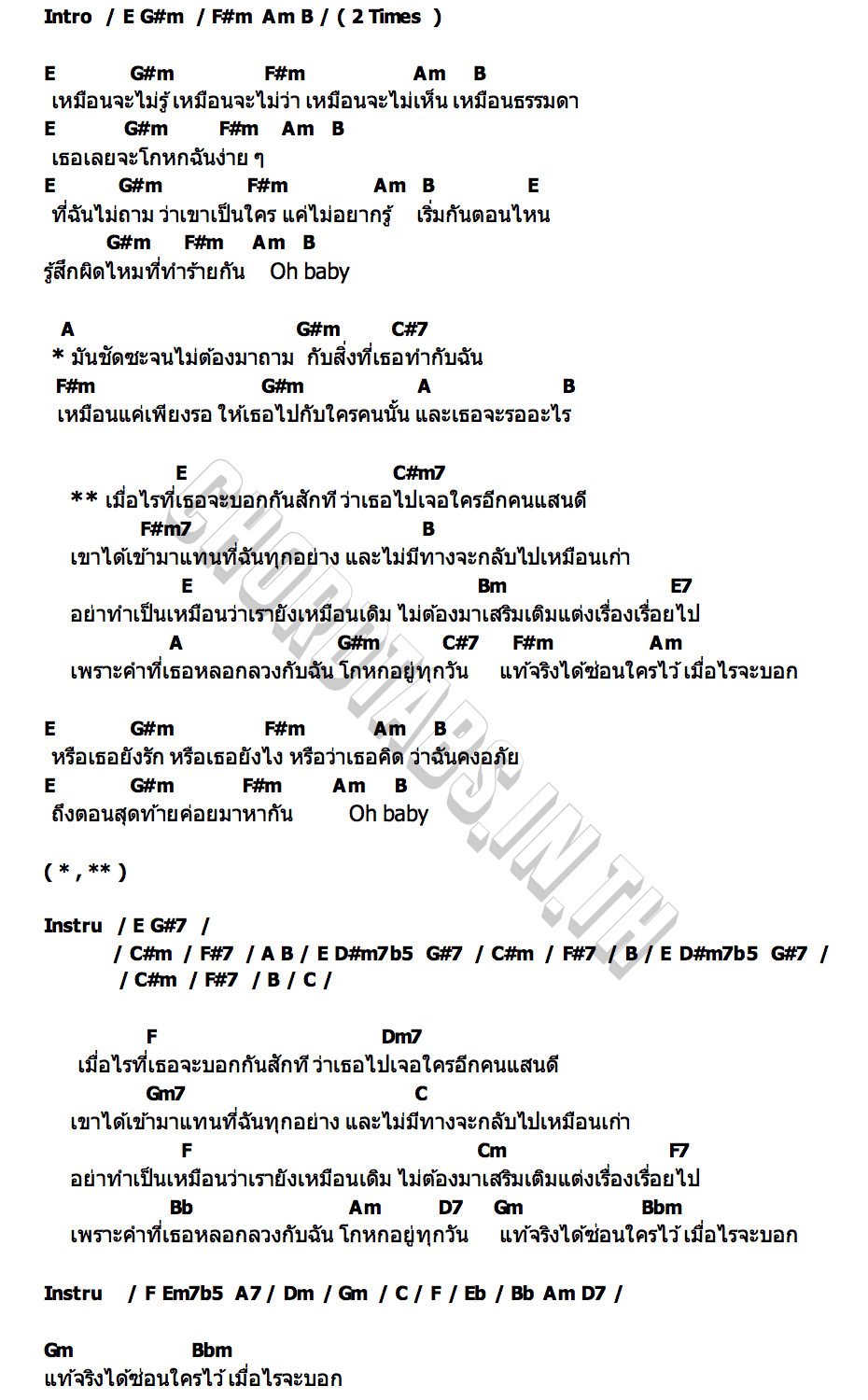 คอร์ด เมื่อไหร่จะบอก ETC The Parkinson