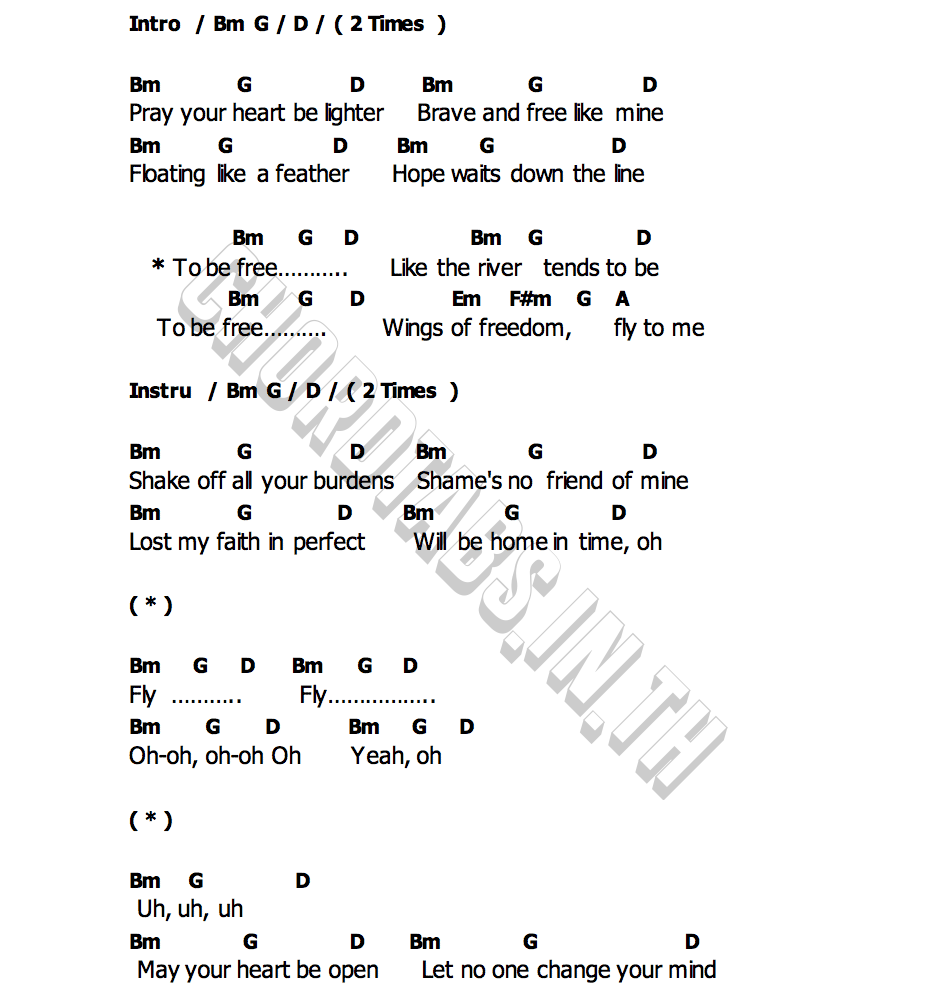 คอร์ด To Be Free Sam Smith