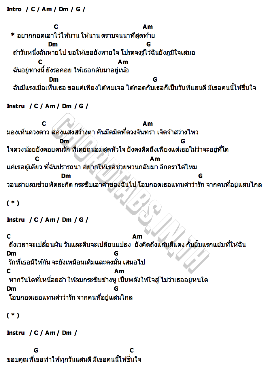คอร์ด แสนดี เปาวลี พรพิมล